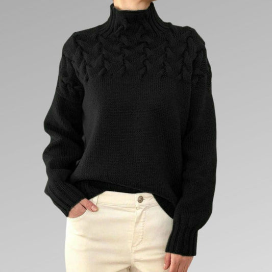 HEXGLAM™ | Pull à Col Roulé Élégant et Chaud