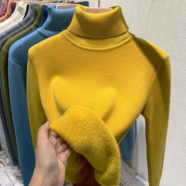 Col Roulé HEXGLAM™ - Laine Merinos et Doublure Polaire