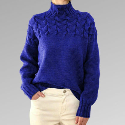 HEXGLAM™ | Pull à Col Roulé Élégant et Chaud