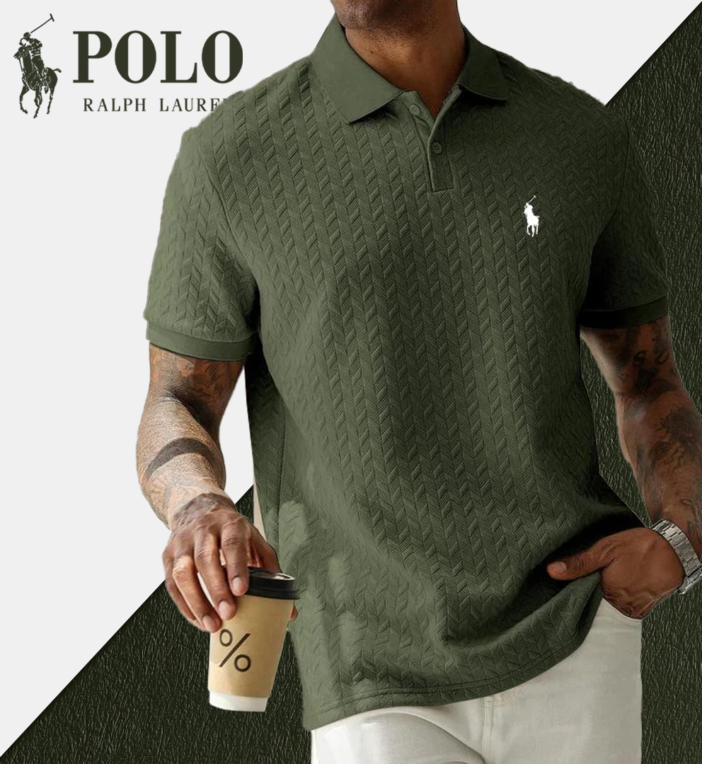 Men's Stylish Lapel Polo Shirt
