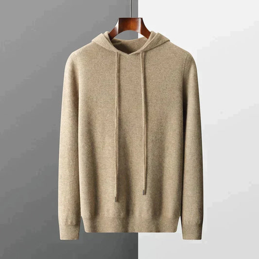 Pull à capuche en laine de merino | HEXGLAM™