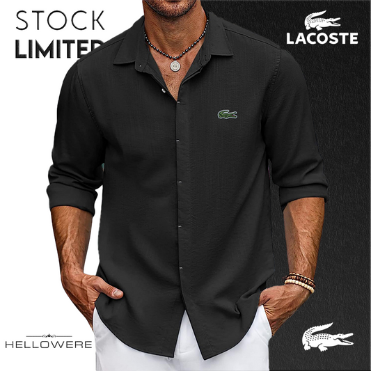 Lacoste Men's Oversized Stretch Shirt