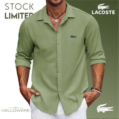 Lacoste Men's Oversized Stretch Shirt