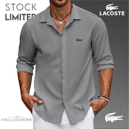 Lacoste Men's Oversized Stretch Shirt